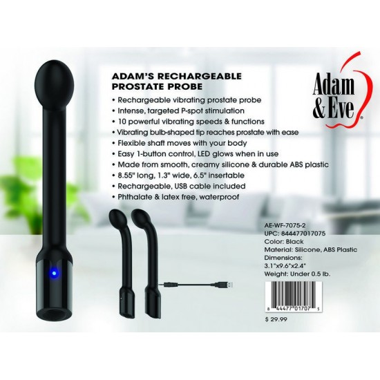 Adams Rechargeable Prostate Probe